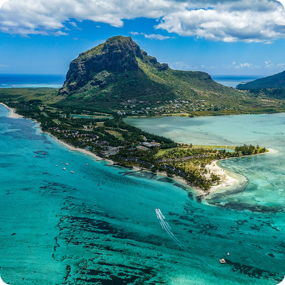 5 Schritte nach Mauritius
