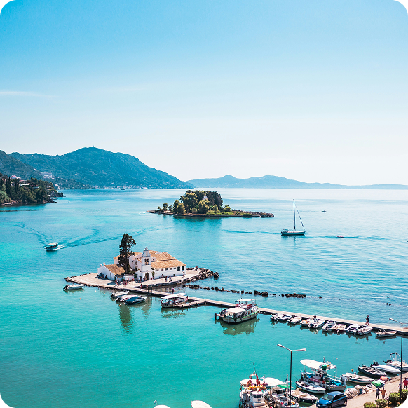 5 Schritte nach Korfu