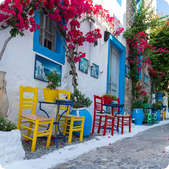 5 Schritte nach Griechenland